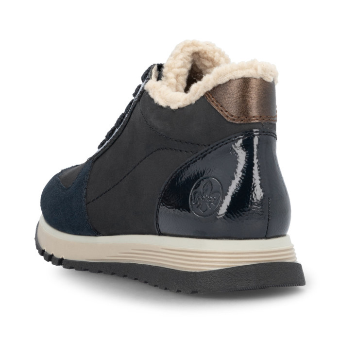 detail Dámské kotníkové boty Rieker 49004-14 modré