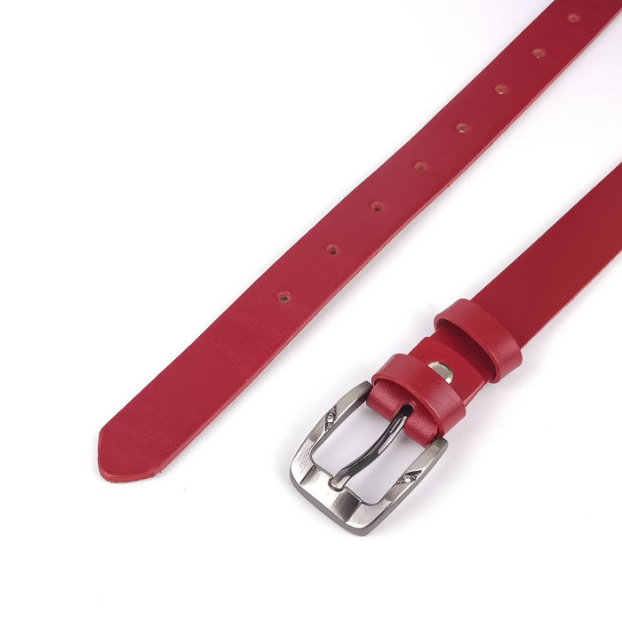 detail Dámský opasek Pennybelts červený - šířka 25 mm