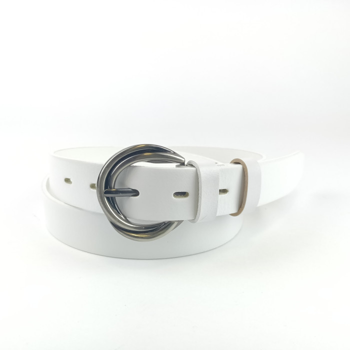 detail Dámský opasek Pennybelts bílý - šířka 30 mm