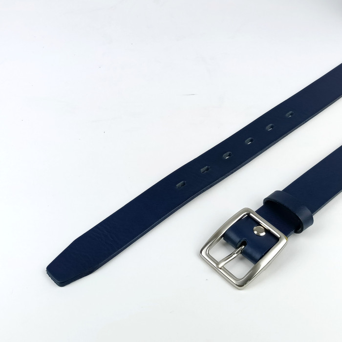 detail Dámský opasek Pennybelts modrý - šířka 30 mm