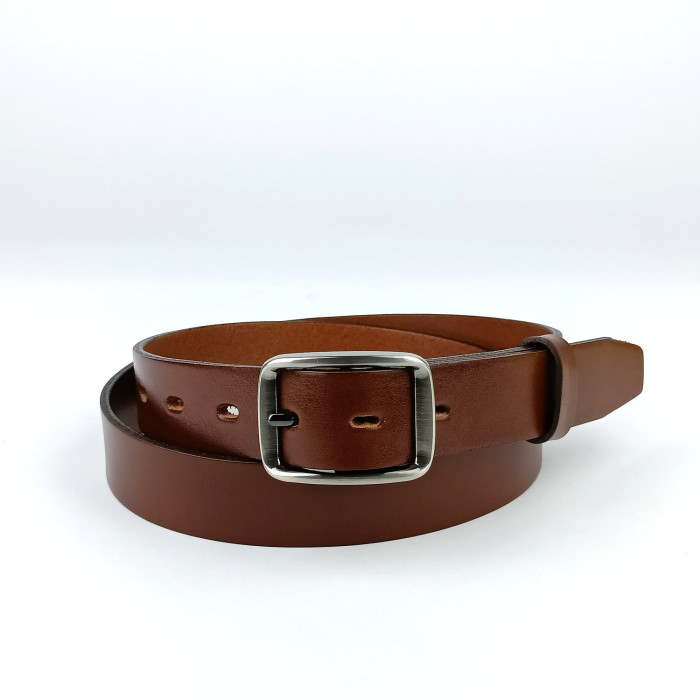 detail Dámský opasek Pennybelts hnědý - šířka 30 mm