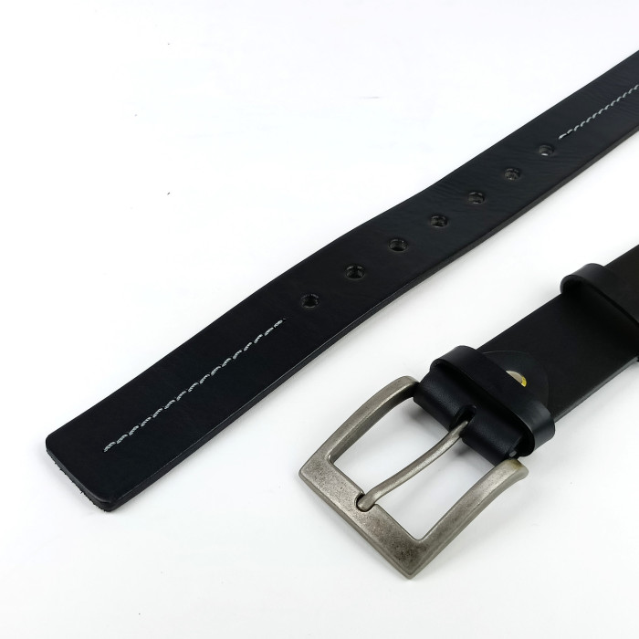 detail Pánský opasek Jeans Pennybelts černý - šířka 38 mm