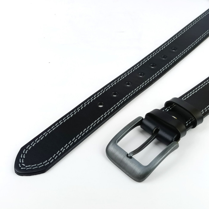 detail Pánský opasek Jeans Pennybelts černý - šířka 38 mm