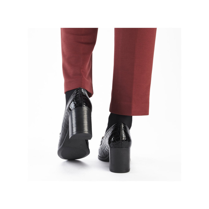 detail Dámské mokasíny Rieker 50101-00 černé