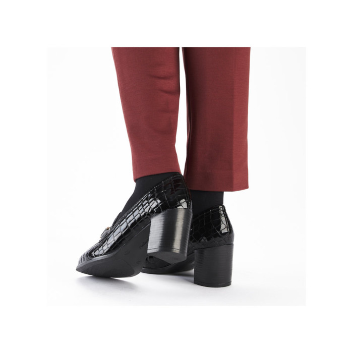 detail Dámské mokasíny Rieker 50101-00 černé