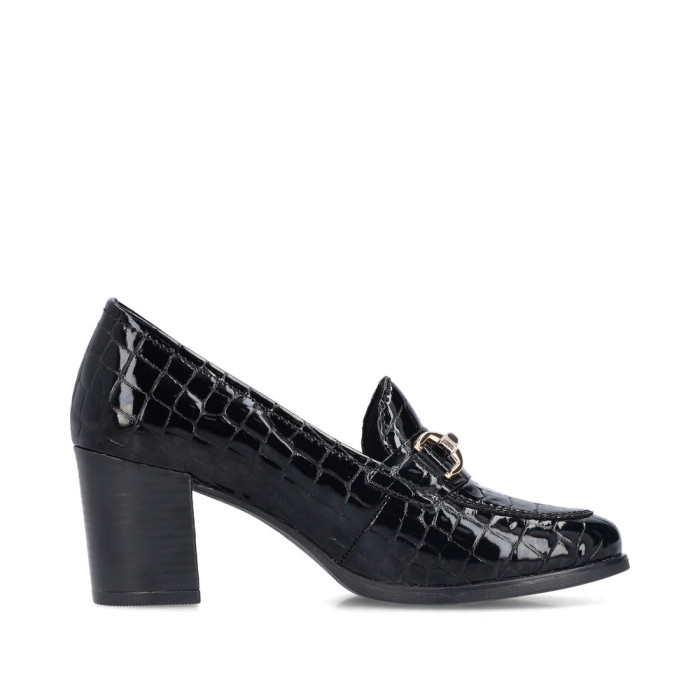 detail Dámské mokasíny Rieker 50101-00 černé