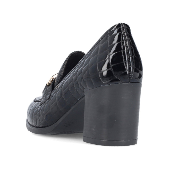 detail Dámské mokasíny Rieker 50101-00 černé