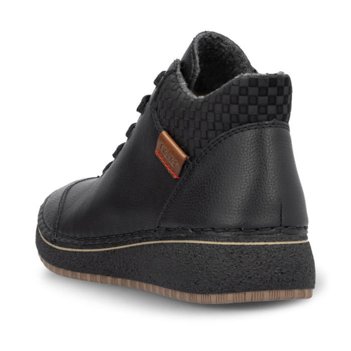 detail Dámské kotníkové boty Rieker 50902-00 černé