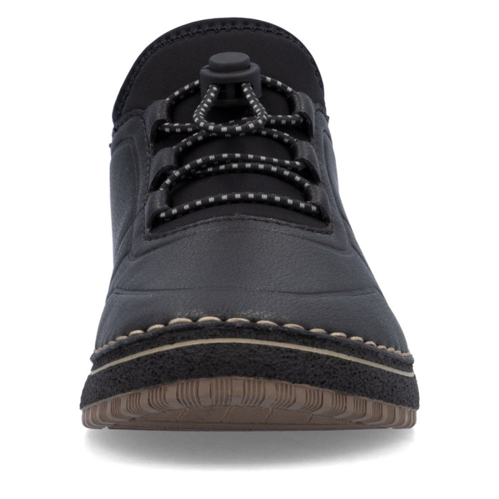 detail Dámské tenisky na klínku Rieker 50960-00 černé