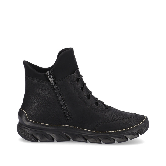 detail Dámské kotníkové boty Rieker 55069-00 černé