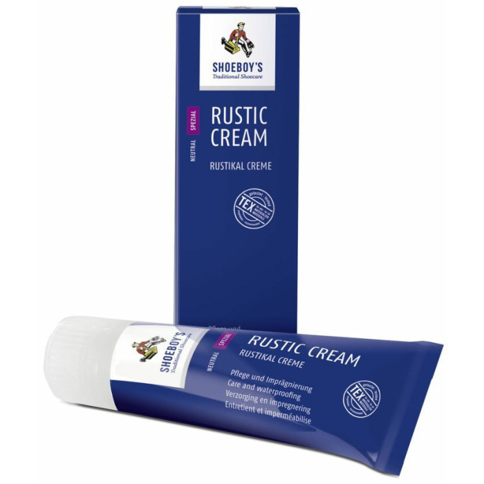 detail Krém na maštěnou a hladkou useň RUSTIC CREAM SHOEBOY’S 75ml bezbarvý