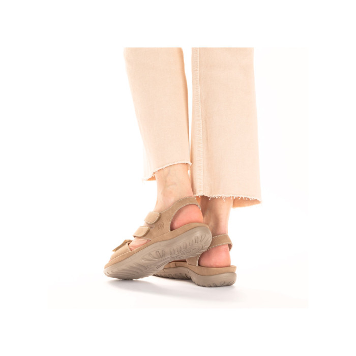 detail Dámské sandály Rieker 64870-62 béžové