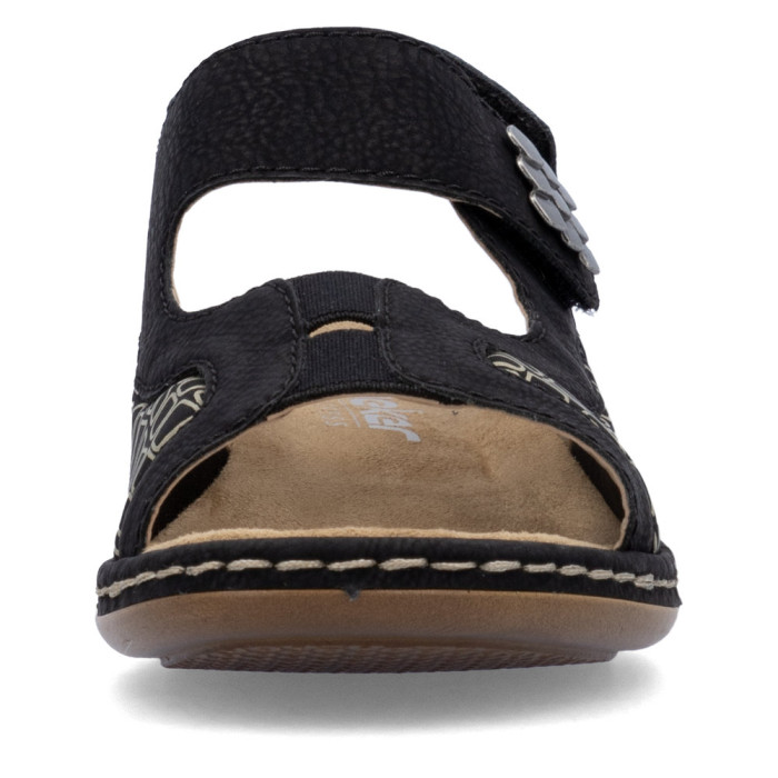 detail Dámské sandály Rieker 65989-01 černé