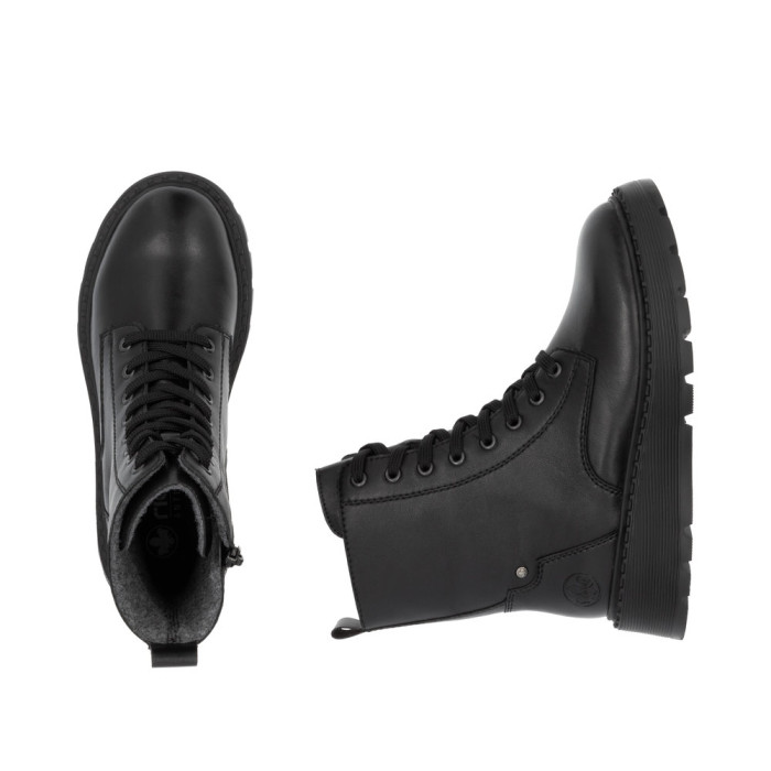 detail Dámské kotníkové boty Rieker 70401-00 černé