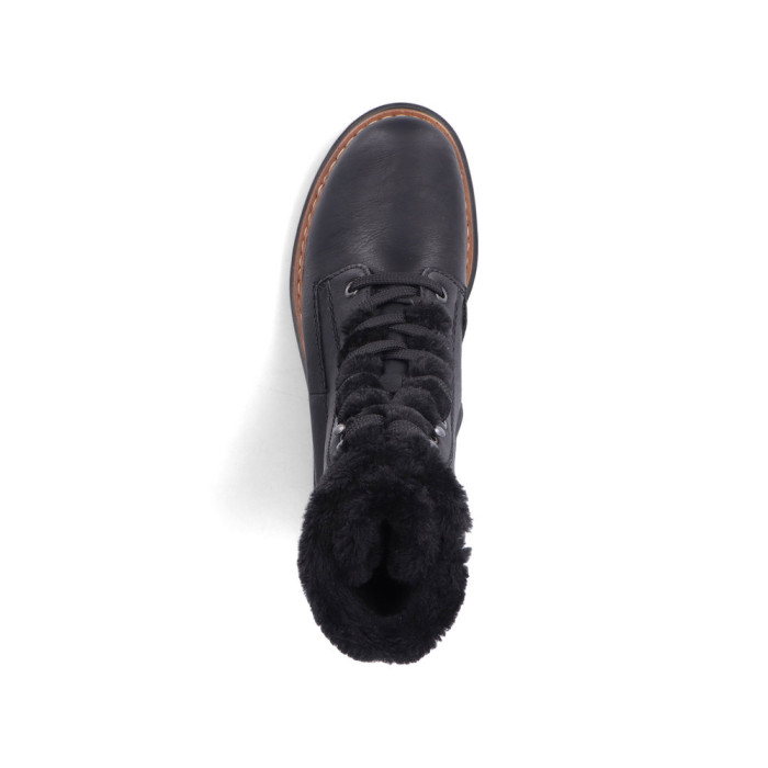 detail Dámské kotníkové boty Rieker 72625-00 černé