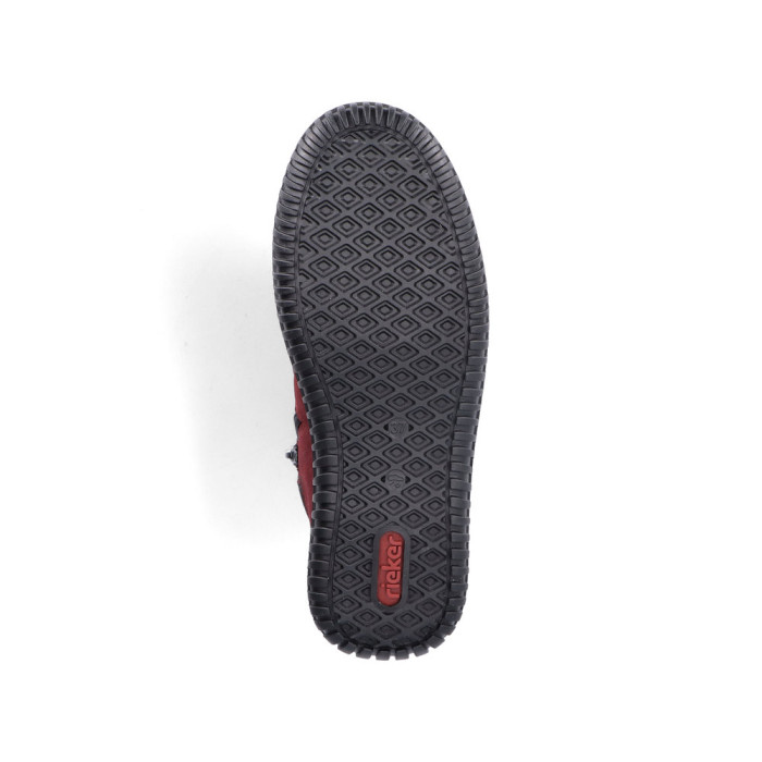 detail Dámské zimní kotníkové boty Rieker 74247-35 vínové