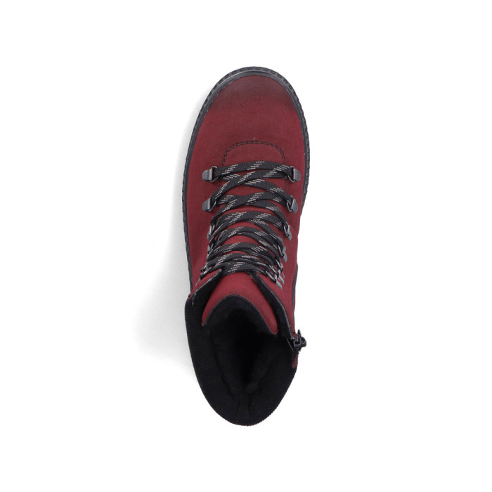 detail Dámské zimní kotníkové boty Rieker 74247-35 vínové