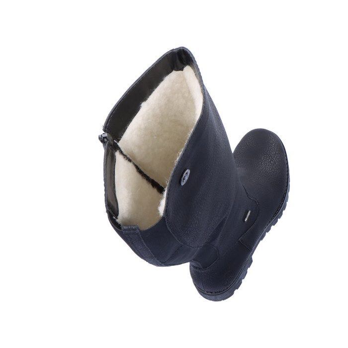 detail Dámské kozačky Rieker 78554-00 černé