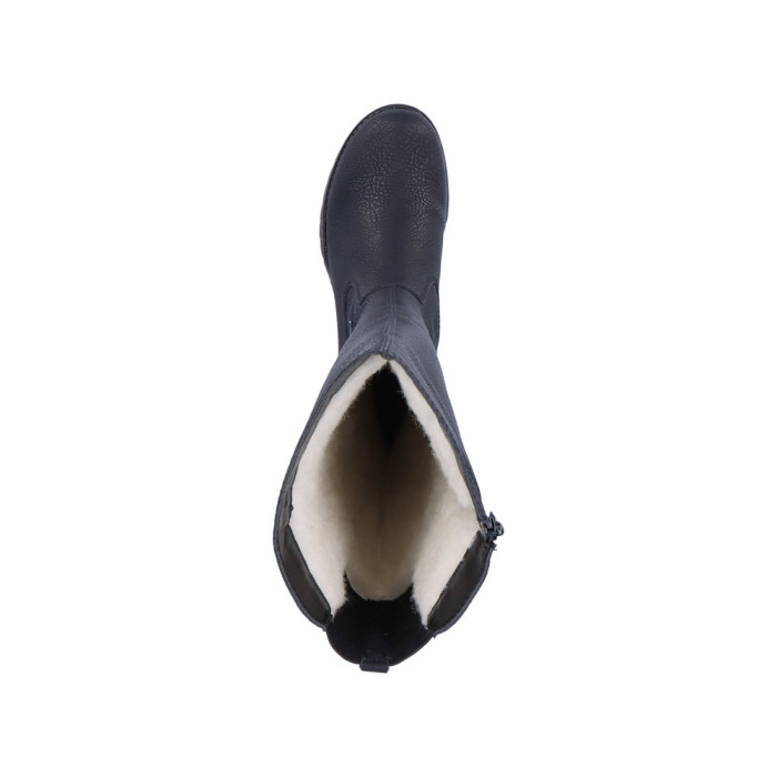 detail Dámské kozačky Rieker 78554-00 černé