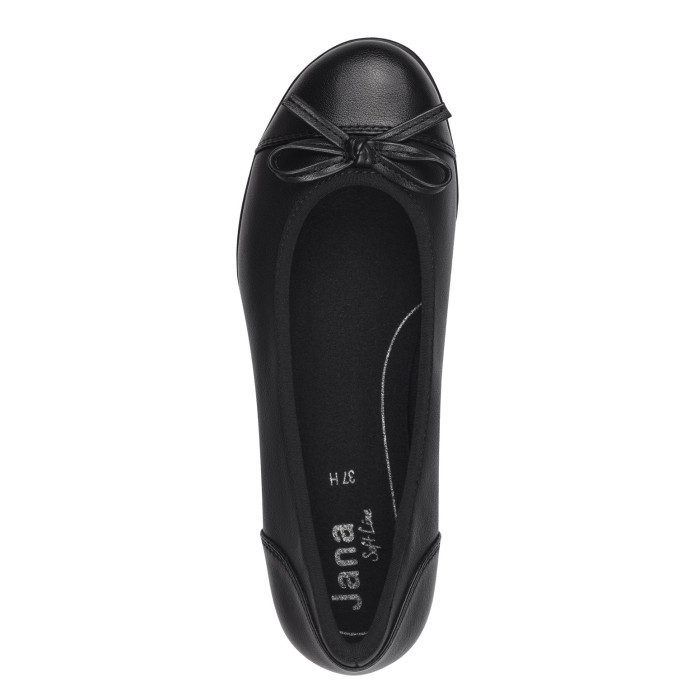 detail Dámské baleríny Jana Softline 8-22168-43 001 Černé