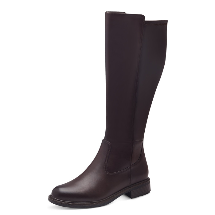 detail Dámské kozačky Jana Softline 8-25563-43 305 Hnědé