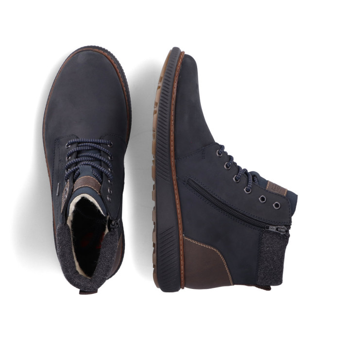 detail Pánské kotníkové boty Rieker B3343-15 modré