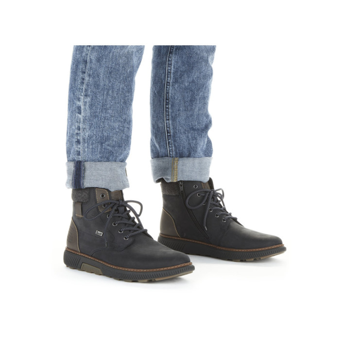 detail Pánské kotníkové boty Rieker B3343-15 modré
