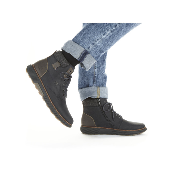 detail Pánské kotníkové boty Rieker B3343-15 modré