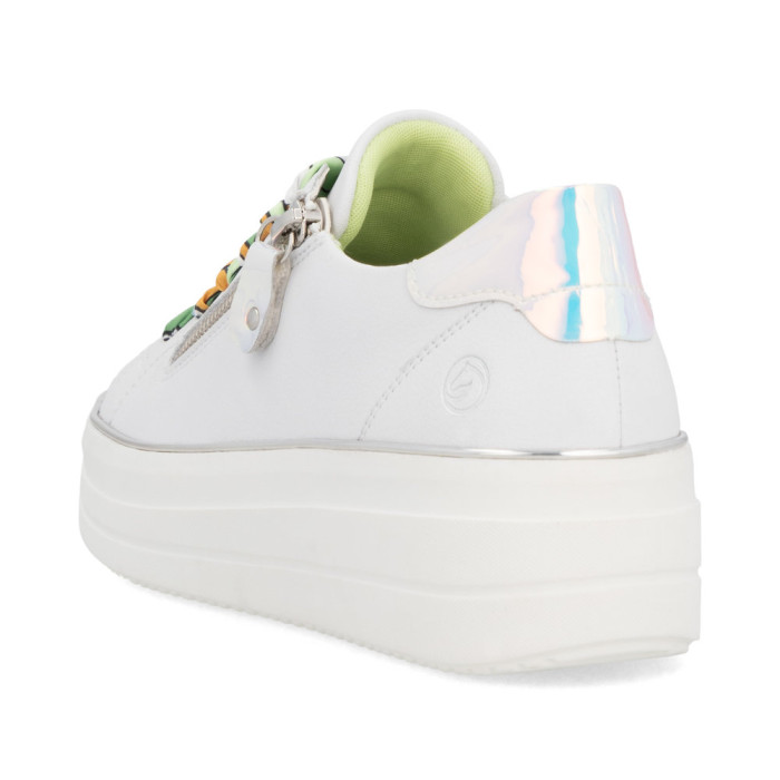 detail Dámské tenisky na platformě Remonte D1C06-80 bílé