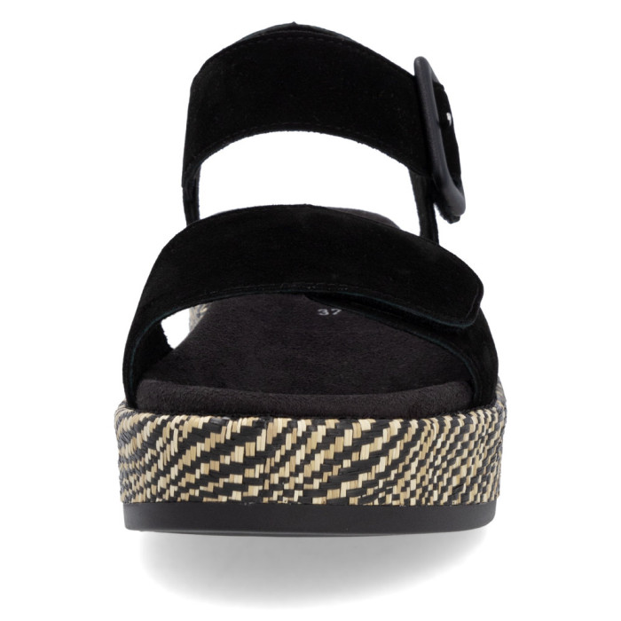 detail Dámské sandály na platformě Remonte D1N54-02 černé