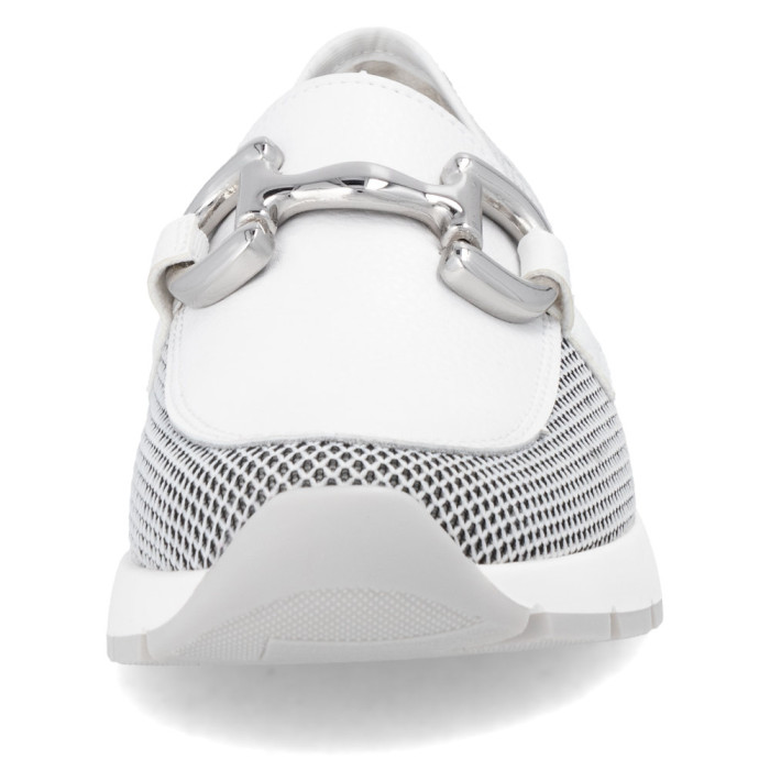 detail Dámské mokasíny na klínku Remonte D2G02-80 bílé