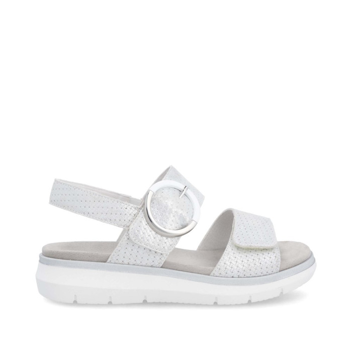 detail Dámské sandály Remonte D2K50-91 stříbrné