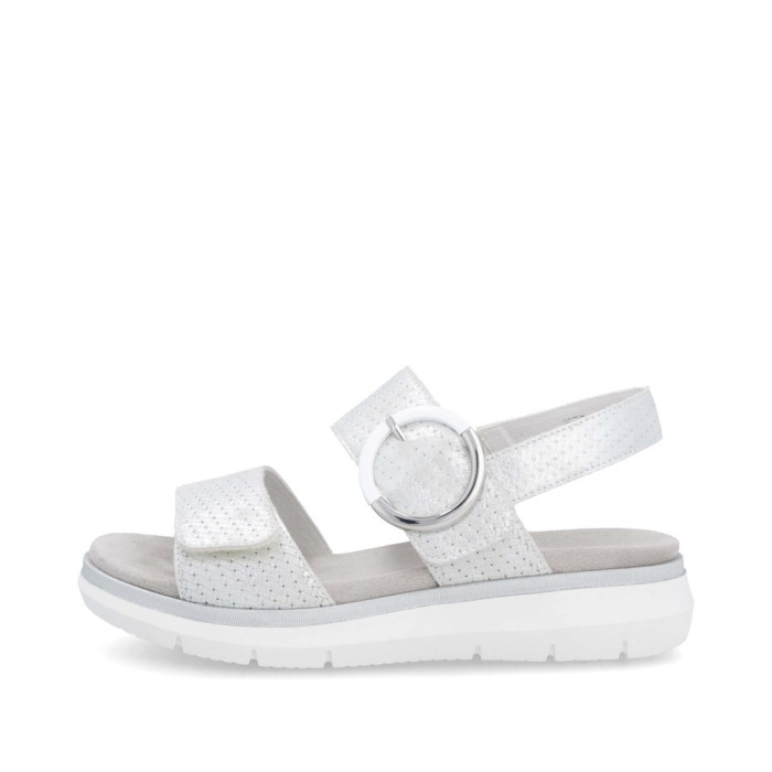 detail Dámské sandály Remonte D2K50-91 stříbrné