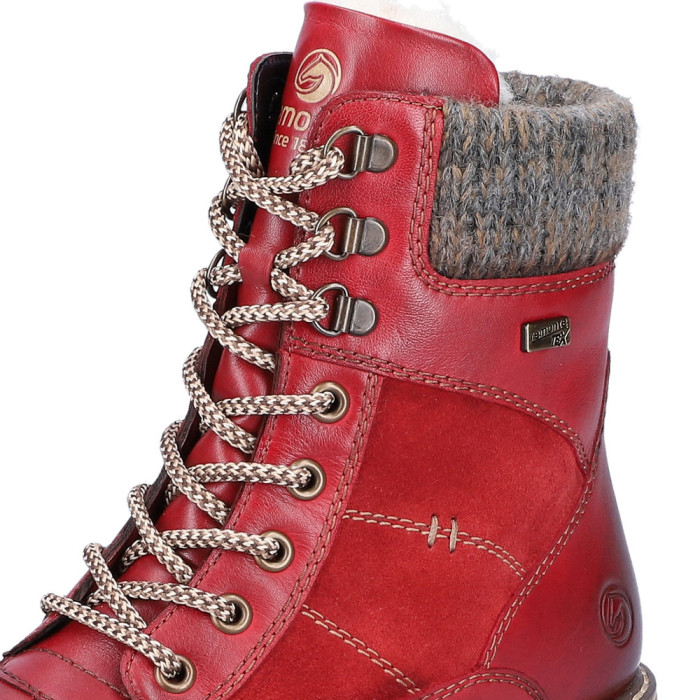 detail Dámské kotníkové boty Remonte D9378-35 červené