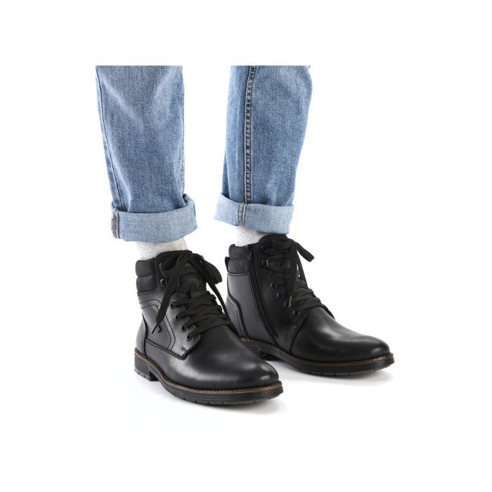 detail Pánské kotníkové boty Rieker F4544-00 černé