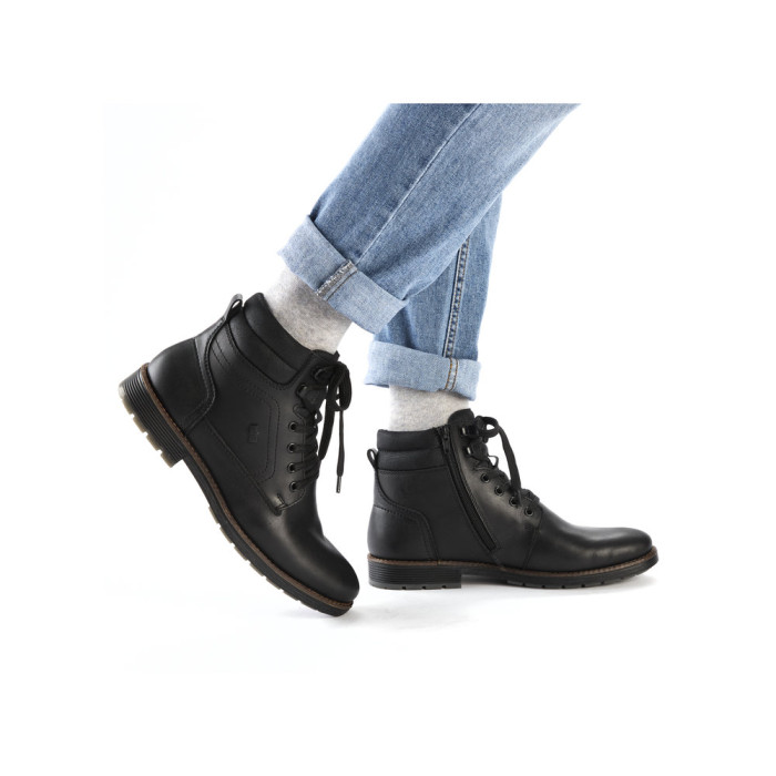 detail Pánské kotníkové boty Rieker F4544-00 černé