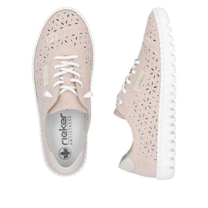 detail Dámské tenisky Rieker M2354-31 růžové