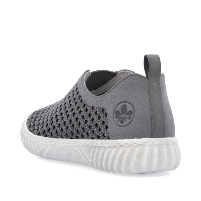 detail Dámské polobotky Rieker N0965-43 šedé