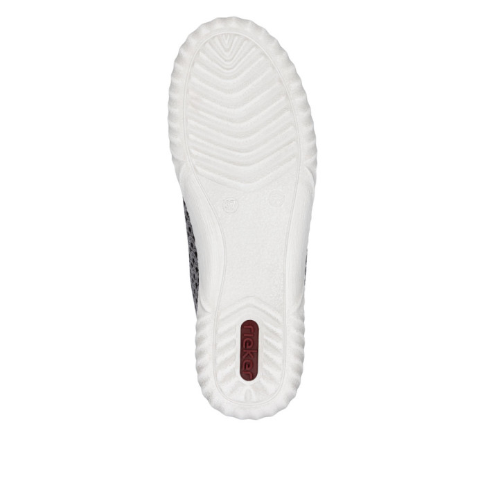 detail Dámské polobotky Rieker N0965-43 šedé