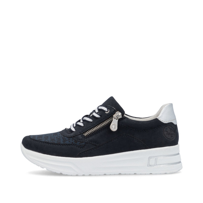 detail Dámské tenisky na klínku Rieker N8114-14 modré