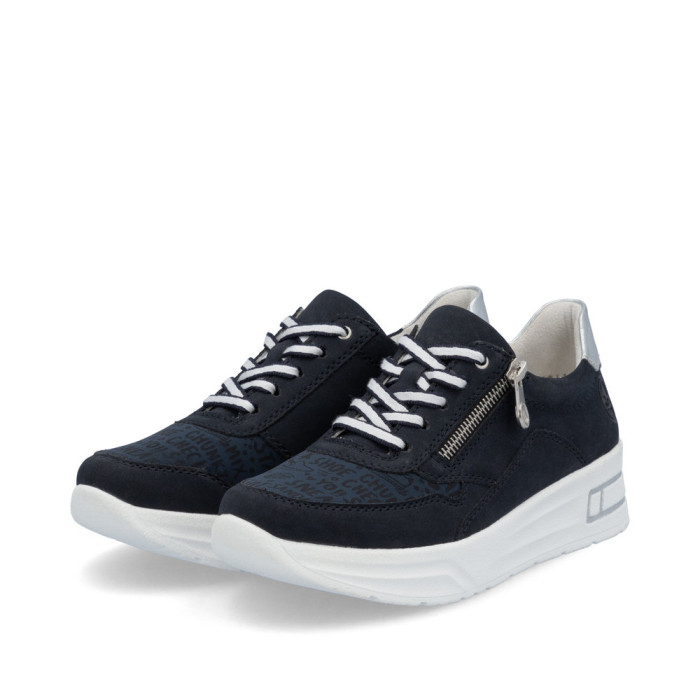 detail Dámské tenisky na klínku Rieker N8114-14 modré