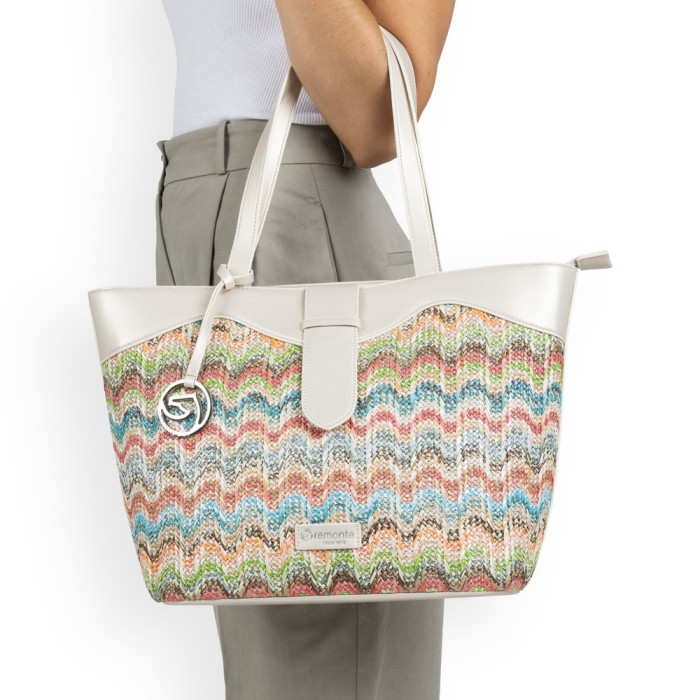 detail Dámská kabelka přes rameno Remonte Q0759-90 multicolor