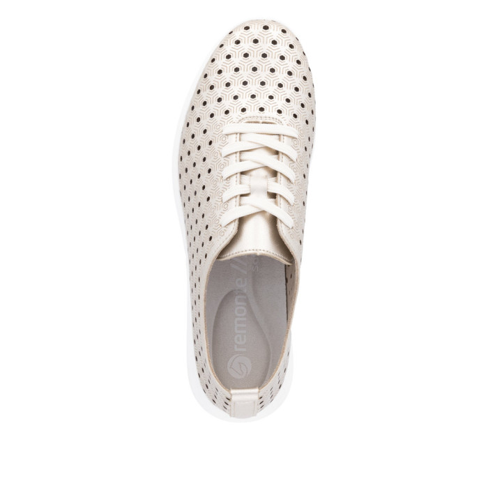 detail Dámské polobotky Remonte R7101-91 zlaté