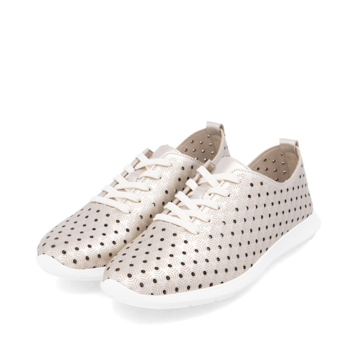 detail Dámské polobotky Remonte R7101-91 zlaté