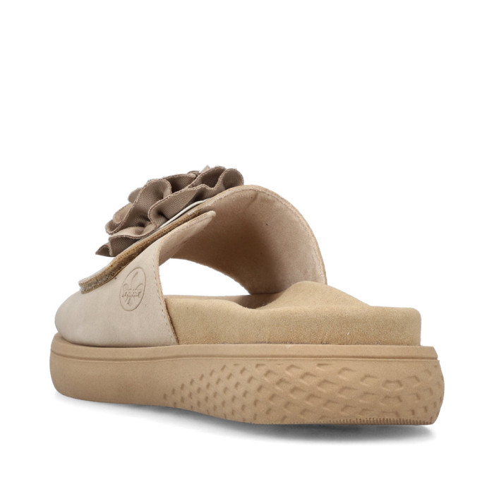 detail Dámské pantofle Rieker V1562-62 béžové