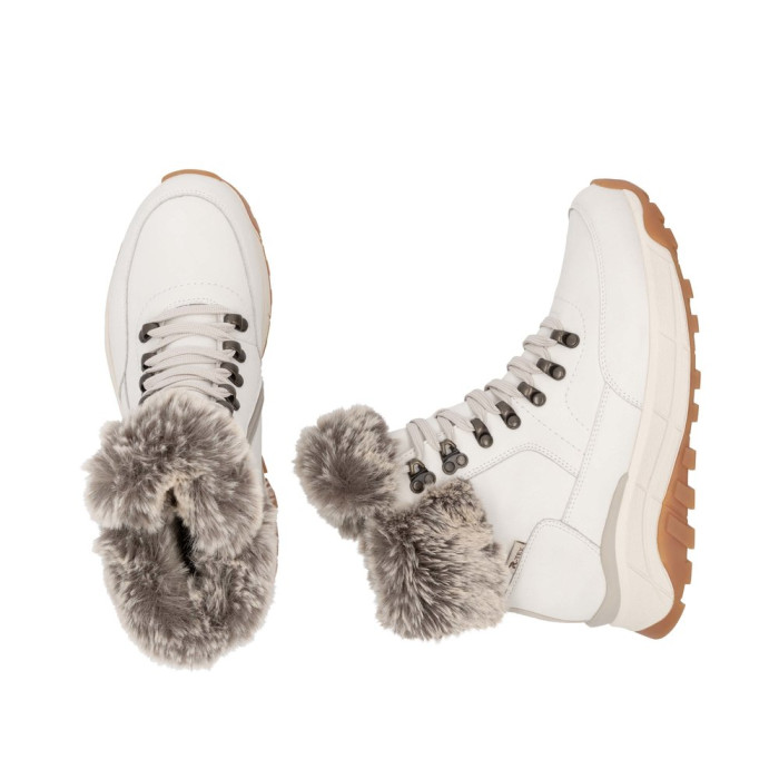 detail Dámské kotníkové boty Rieker W0063-80 bílé