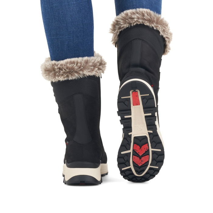 detail Dámské kotníkové boty Rieker W0070-00 černé