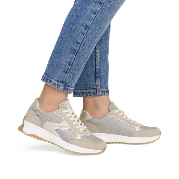 detail Dámské tenisky Rieker W1307-60 béžové