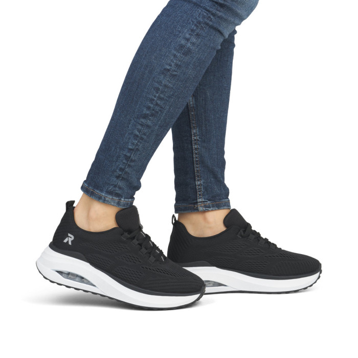 detail Dámské tenisky na platformě Rieker W2701-00 černé