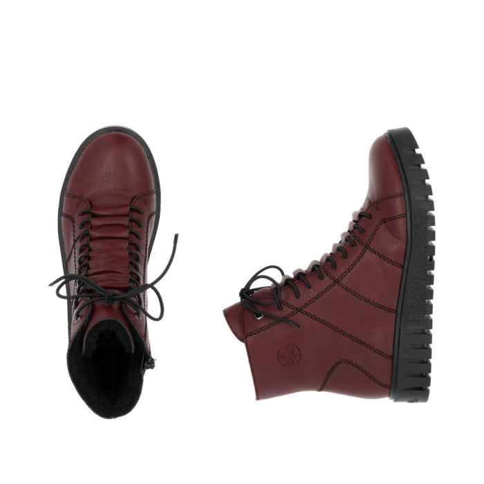 detail Dámské kotníkové boty Rieker Y3420-36 vínové